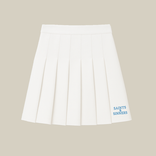 Pleated Mini Skirt